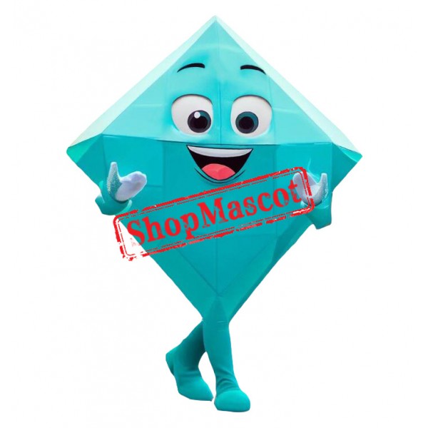 Happy Realistic Lightweight Diamond Mascot Costume