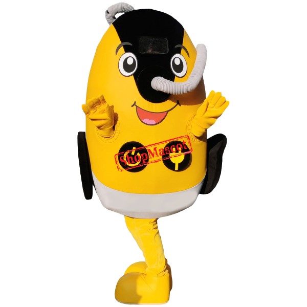 Happy Lightweight Vacuum Cleaner Mascot Costume