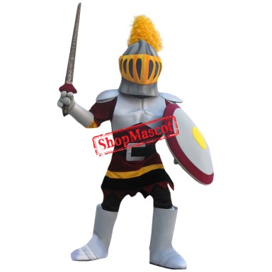 Superb Realistic Lightweight Knight Mascot Costume