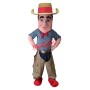 Superb Realistic Lightweight Cowboy Mascot Costume