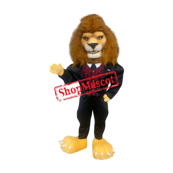 Handsome Realistic Lightweight Lion Mascot Costume