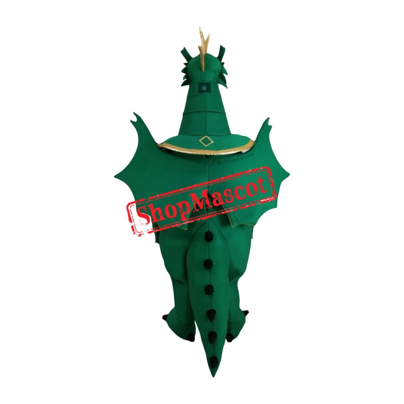 Lovely Realistic Lightweight Green Dragon Mascot Costume
