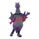 Realistic Lightweight Purple Dragon Mascot Costume
