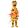 Realistic Lightweight Yellow Snake Mascot Costume