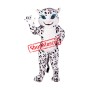 Realistic Lightweight Snow Leopard Mascot Costume
