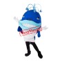 Realistic Lightweight Blue Fish Mascot Costume