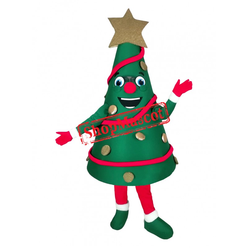 Realistic Lightweight Christmas Tree Mascot Costume