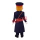 Realistic Lightweight Postal Officer Mascot Costume