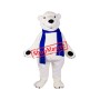 Realistic Lightweight Polar Bear Mascot Costume