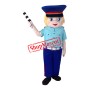 Realistic Lightweight Traffic Officer Mascot Costume