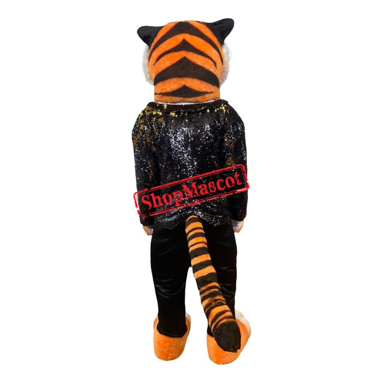 Superb Happy Realistic Lightweight Tiger Mascot Costume