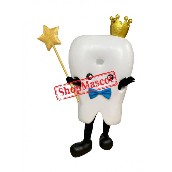 Happy Realistic Lightweight Tooth Mascot Costume