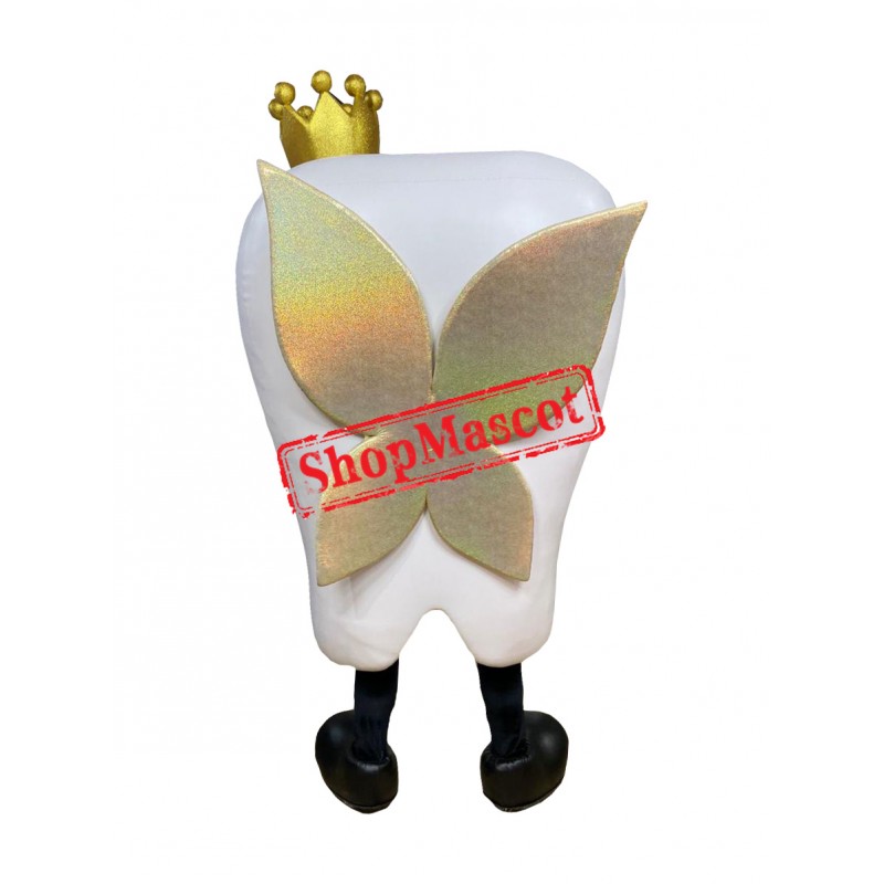 Happy Realistic Lightweight Tooth Mascot Costume