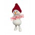 Realistic Lightweight Snowman Mascot Costume
