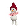 Realistic Lightweight Snowman Mascot Costume