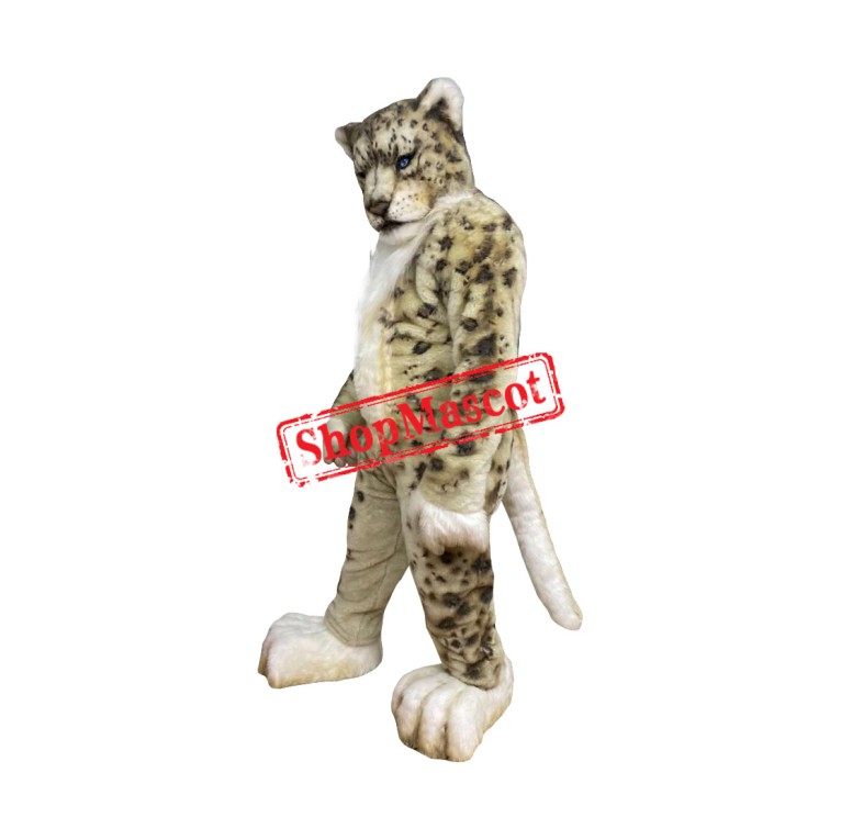 Fierce Realistic Lightweight Snow Leopard Mascot Costume