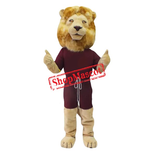 Sport Realistic Lightweight Lion Mascot Costume