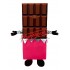 Realistic Lightweight Chocolate Chunks Mascot Costume