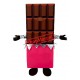Realistic Lightweight Chocolate Chunks Mascot Costume