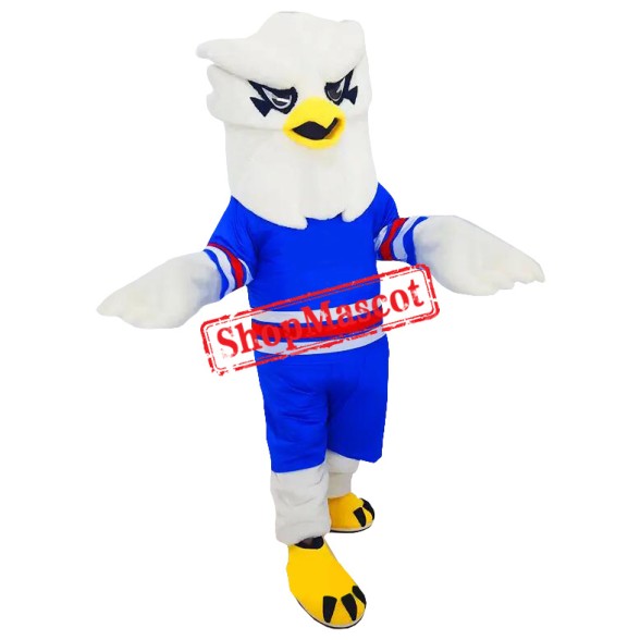 White Realistic Lightweight Eagle Mascot Costume
