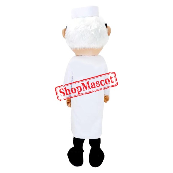 Happy Realistic Lightweight Doctor Mascot Costume