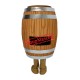 Happy Realistic Lightweight Wine Barrel Mascot Costume