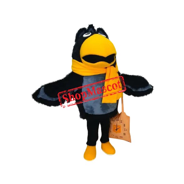 Lovely Realistic Lightweight Black Crow Mascot Costume