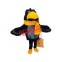 Lovely Realistic Lightweight Black Crow Mascot Costume