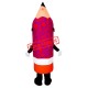 Happy Lightweight Pencil Mascot Costume