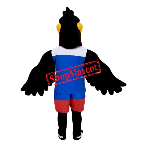 Lovely Lightweight Black Eagle Mascot Costume