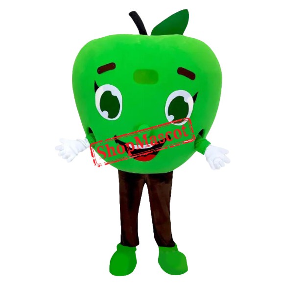 Realistic Green Apple Mascot Costume