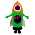Realistic Green Rocket Mascot Costume