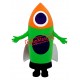 Realistic Green Rocket Mascot Costume
