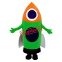 Realistic Green Rocket Mascot Costume