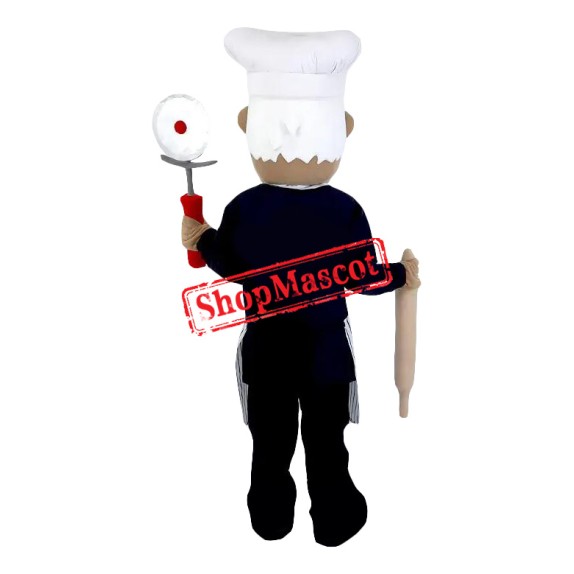 Happy Old Chef Mascot Costume Happy Old Chef Mascot Costume
