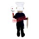 Happy Old Chef Mascot Costume Happy Old Chef Mascot Costume