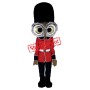 Friendly Lightweight Owl Soldier Mascot Costume
