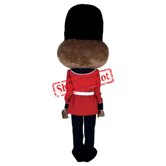 Friendly Lightweight Owl Soldier Mascot Costume