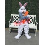 Happy Realistic Lightweight Easter Bunny Mascot Costume