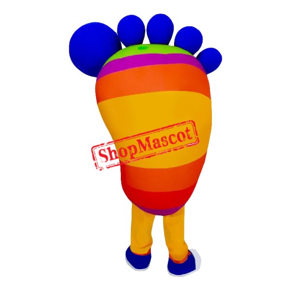 Colorful Foot Mascot Costume