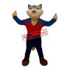 Superb Friendly Lightweight Wolf Mascot Costume
