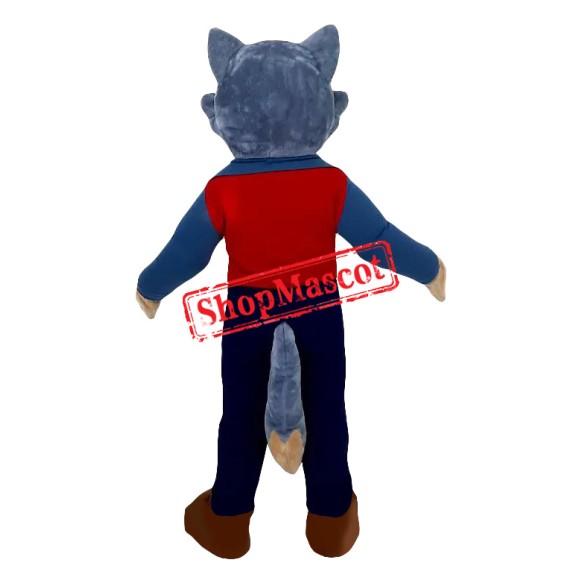 Superb Friendly Lightweight Wolf Mascot Costume