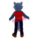 Superb Friendly Lightweight Wolf Mascot Costume