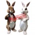 Brown or White Easter Bunny Mascot Costume