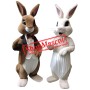 Brown or White Easter Bunny Mascot Costume