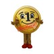 Happy Lightweight Golden Coin Mascot Costume