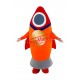 Red Rocket Mascot Costume
