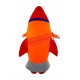 Red Rocket Mascot Costume