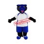 Blue & Black Panther Mascot Costume