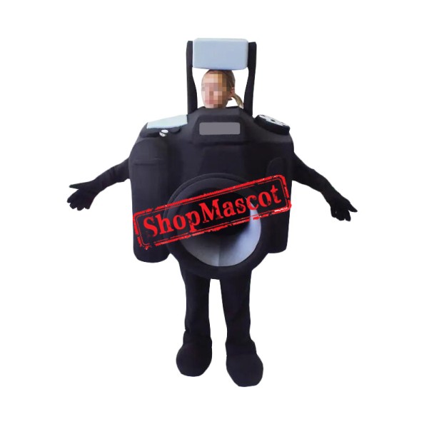 Friendly Realistic Lightweight Camera Mascot Costume